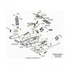Beta EVO300 Factory 20 Schwingarm/Federbein Echt