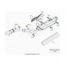 Gratis Versand Beta RR480RC 20 4T Auspuffsystem