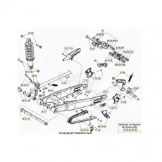 Neu Beta EVO300 Factory 4T 20 Schwingarm/Federbein