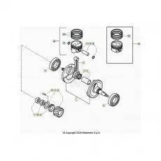 Beta Alp 200 20 Kurbelwelle/Kolben/Ausgleichswelle 1 Ausverkauf