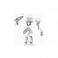 Beta RR350RC 21 4T Verkleidung/Sitzbank/Tank Finale Aktion