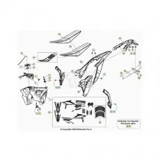 Kostenloser Rückversand Beta RR350RC 21 4T Verkleidung/Sitzbank/Tank