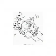 Beta RR125 LC 4T 20 Rahmen/Ausleger Ausverkauf