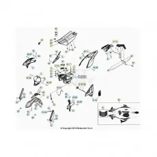 Preisreduziert Beta RR125 LC 4T 20 Verkleidung/Sitzbank/Tank 1