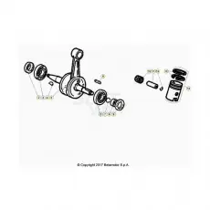 Must-Have Beta RR50 Street 20 Kurbelwelle/Kolben/Ausgleichswelle