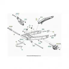 Beta RR50 Street Track 20 Schwingarm/Federbein 1 Abverkauf
