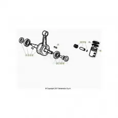 Solange Der Vorrat Reicht Beta RR50 Street Track 20 Kurbelwelle/Kolben/Ausgleichswelle