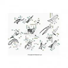 Finale Aktion Beta RR50 Street 20 Verkleidung/Sitzbank/Tank 1