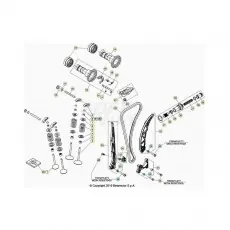 Beta RR390RC 21 4T Zylinder/Zylinderkopf/Ventiltrieb 2 Nur Für Kurze Zeit