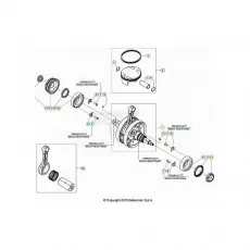 Meistverkauft Beta RR430RC 21 4T Kurbelwelle/Kolben/Ausgleichswelle 2