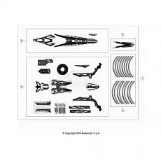 BetaEVO125 Factory 21 Verkleidung/Sitzbank/Tank 2 Markenware