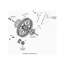 BetaEVO125 Factory 21 Hinterrad Versand Am Gleichen Tag