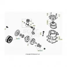 BetaEVO125 Factory 21 Kurbelwelle/Kolben/Ausgleichswelle Bestpreis