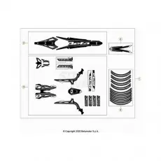 Rabatt Beta EVO300 2T 21 Verkleidung/Sitzbank/Tank 2