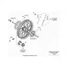 Beta EVO300 2T 21 Hinterrad Markenware