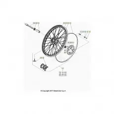 Beta EVO300 2T 21 Vorderrad Gratis Versand