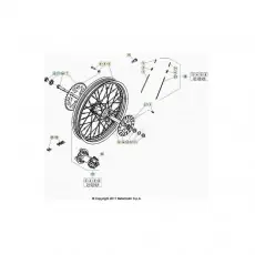 Beta EVO125 21 Hinterrad Garantierte Lieferung