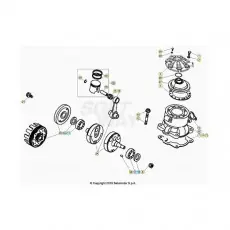 Sonderangebot Beta EVO125 21 Kurbelwelle/Kolben/Ausgleichswelle