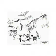 Bestseller Beta RR480RC 21 4T Verkleidung/Sitzbank/Tank