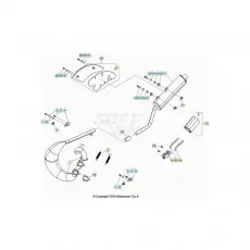 Beta RR50Sport 20 Auspuffsystem Neu