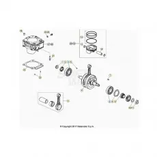 Solange Der Vorrat Reicht Beta EVO300 4T 21 Kurbelwelle/Kolben/Ausgleichswelle
