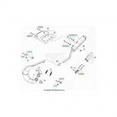 Beta RR50 20 Auspuffsystem Neu