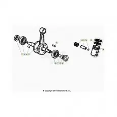 Begrenztes Angebot Beta RR50 20 Kurbelwelle/Kolben/Ausgleichswelle