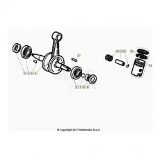 Mega-Angebot Beta RR50 Sport 21 Kurbelwelle/Kolben/Ausgleichswelle