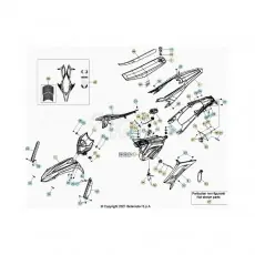 Beta RR125 LC 21 Verkleidung/Sitzbank/Tank Markenprodukt