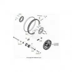 Beta RR125 LC 21 Hinterrad Echt