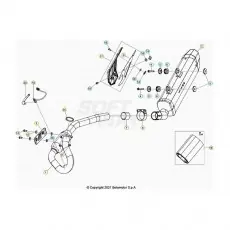 Top-Seller Beta RR125 LC 21 Auspuffsystem