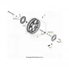 Beta RR50 Street 21 Hinterrad Kostenloser Versand