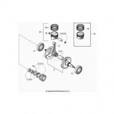 Begrenztes Angebot Beta Alp 200 21 Kurbelwelle/Kolben/Ausgleichswelle 1