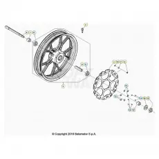 Beta RR50 Street 21 Vorderrad Sonderangebot