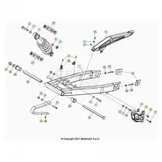 Preiswert Beta RR50 Street 21 Schwingarm/Federbein 1