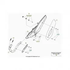 Billig Beta EVO300 Factory 4T 21 Auspuffsystem