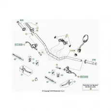 Beta EVO300 Factory 4T 21 Lenker/Armaturen Kostenloser Versand