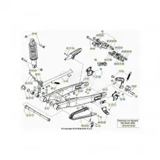 Garantierte Lieferung Beta EVO300 Factory 4T 21 Schwingarm/Federbein
