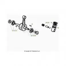 Beta RR50 Street Sport 21 Kurbelwelle/Kolben/Ausgleichswelle Begrenztes Angebot