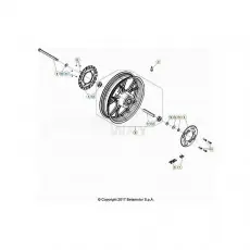Preiswert Beta RR125 LC 4T 21 Hinterrad