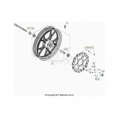 Kostenfreie Lieferung Beta RR125 LC 4T 21 Vorderrad