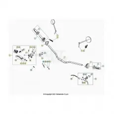 Beta RR125 LC 4T 21 Lenker/Armaturen Neue Ware