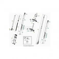 Beta RR125 LC 4T 21 Gabel Abverkauf