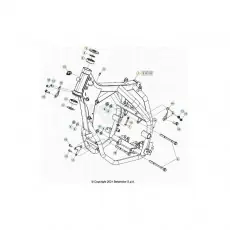 Angebot Beta RR125 LC 4T 21 Rahmen/Ausleger