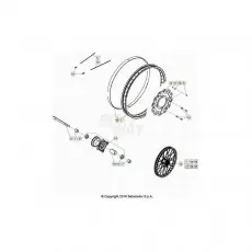 Beta RR50 Street Track 21 Vorderrad Beliebt