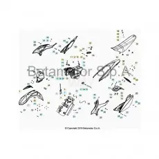 Garantierte Lieferung Beta RR50 19 Verkleidung/Sitzbank/Tank 1