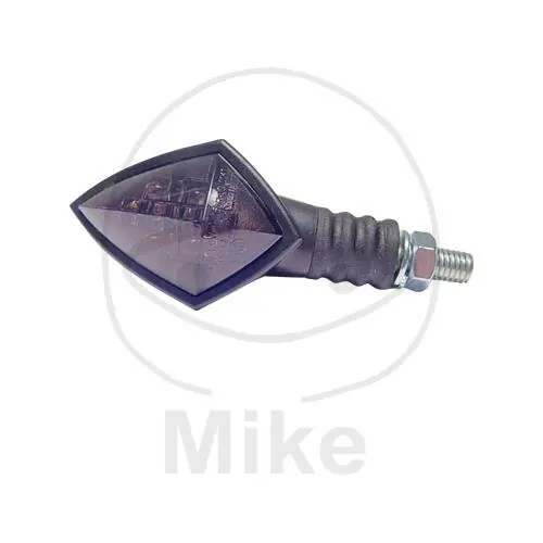 Mini turn signal pair JMP KITE short black E-mark LED M8 connection Sichere Zahlung