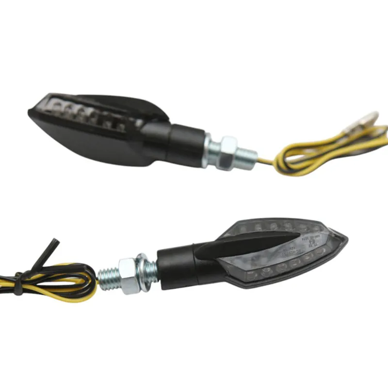 Paire de mini-clignotants SHIFT Marque E avec coque interchangeable LED 12V 1W Schneller Versand