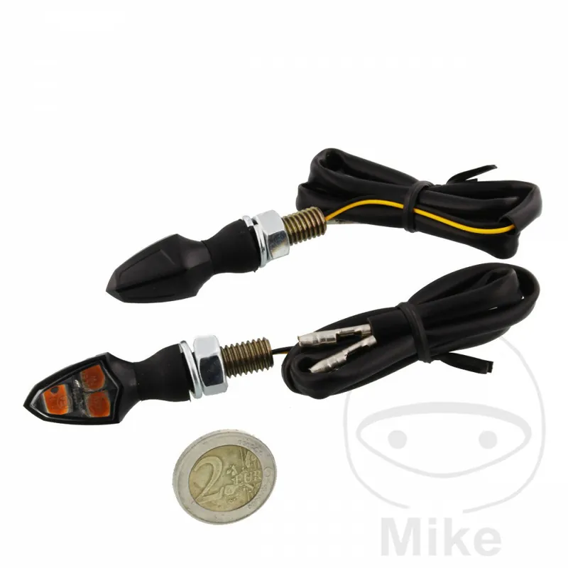 Begrenztes Angebot Paire de mini-clignotants JMP MINI 4 homologation E LED 13.5V 2.7W raccord M8