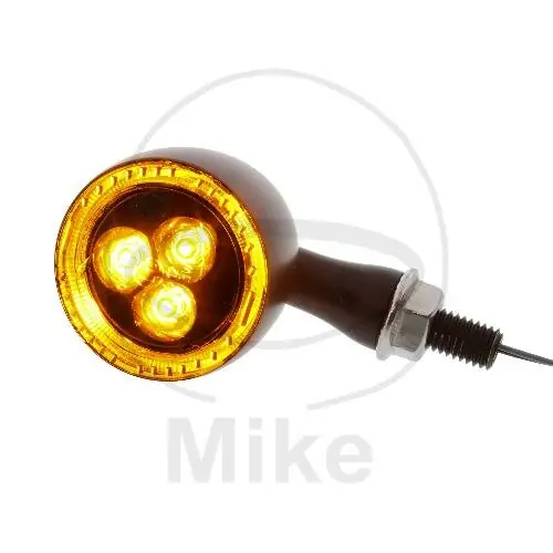 Indicador Kellermann Bullet 1000 conector M8 LED negro oscuro Neue Ware